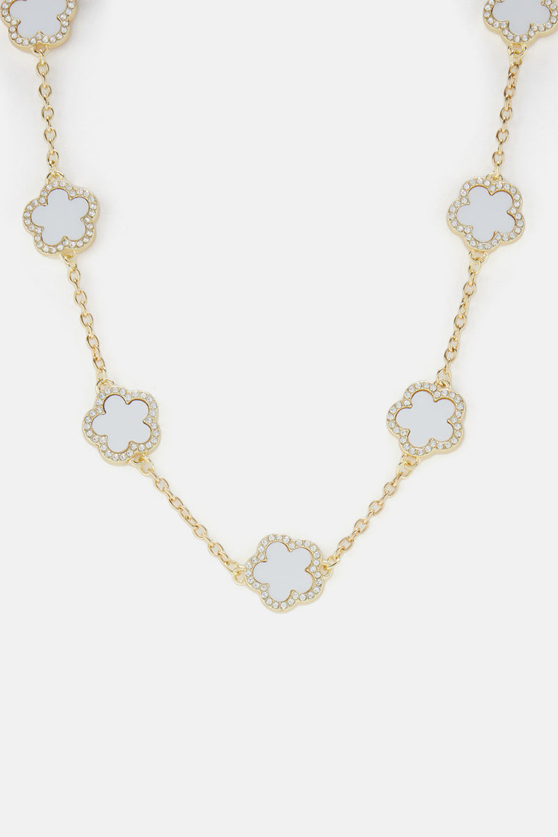 Clover Bae Chain Necklace - White/Gold | Fashion Nova, Jewelry ...