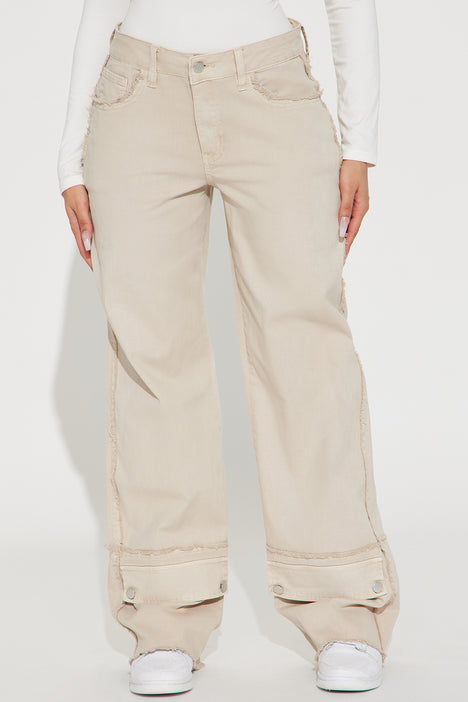 Fashion nova khaki jeans top