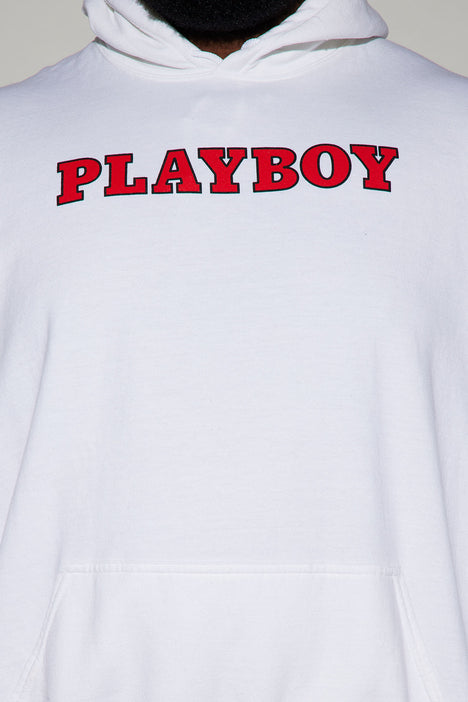 Playboy hoodie black deals and white