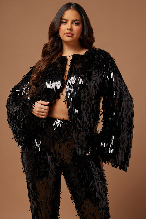 Fashion nova sequin jacket on sale