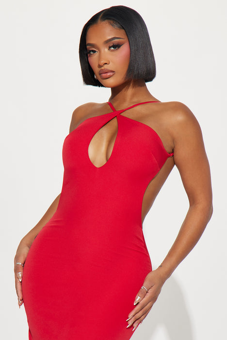 Fashion nova hot sale backless dress