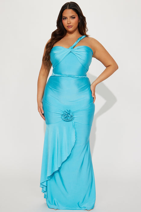 Tiffany blue store plus size dress