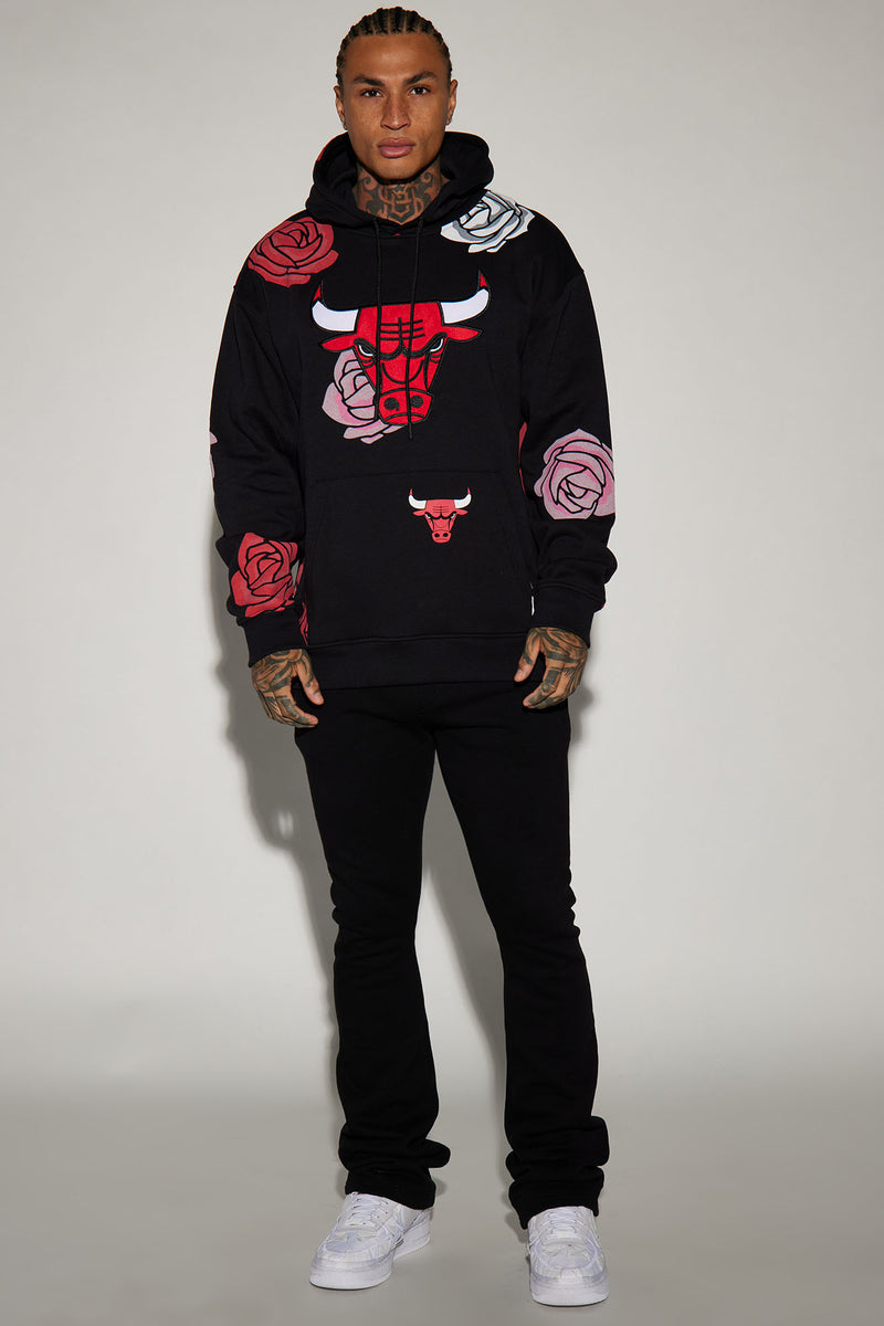 Bulls Florist Hoodie - Black | Fashion Nova, Mens Graphic Tees ...