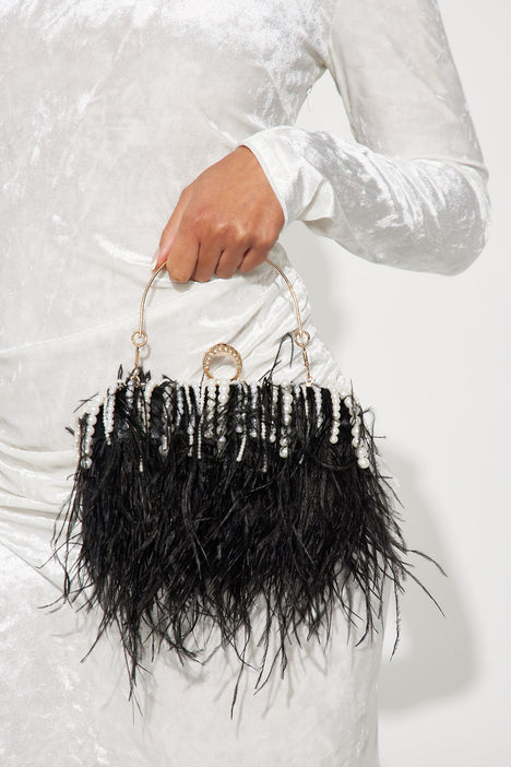 The Pearliest Babe Clutch Black Fashion Nova Handbags
