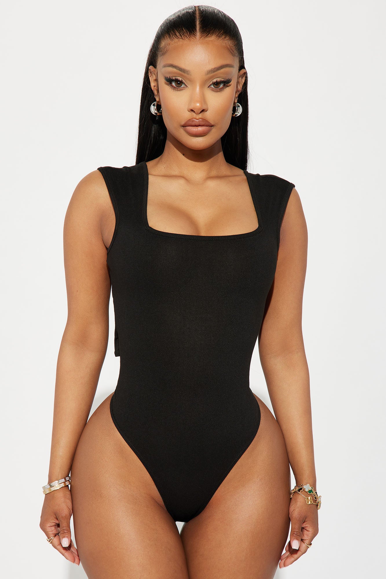 Black backless bodysuit outlet