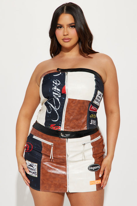Flared skirt fashion nova top