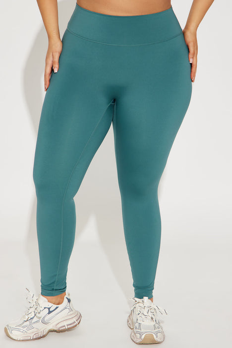 Teal leggings plus top size