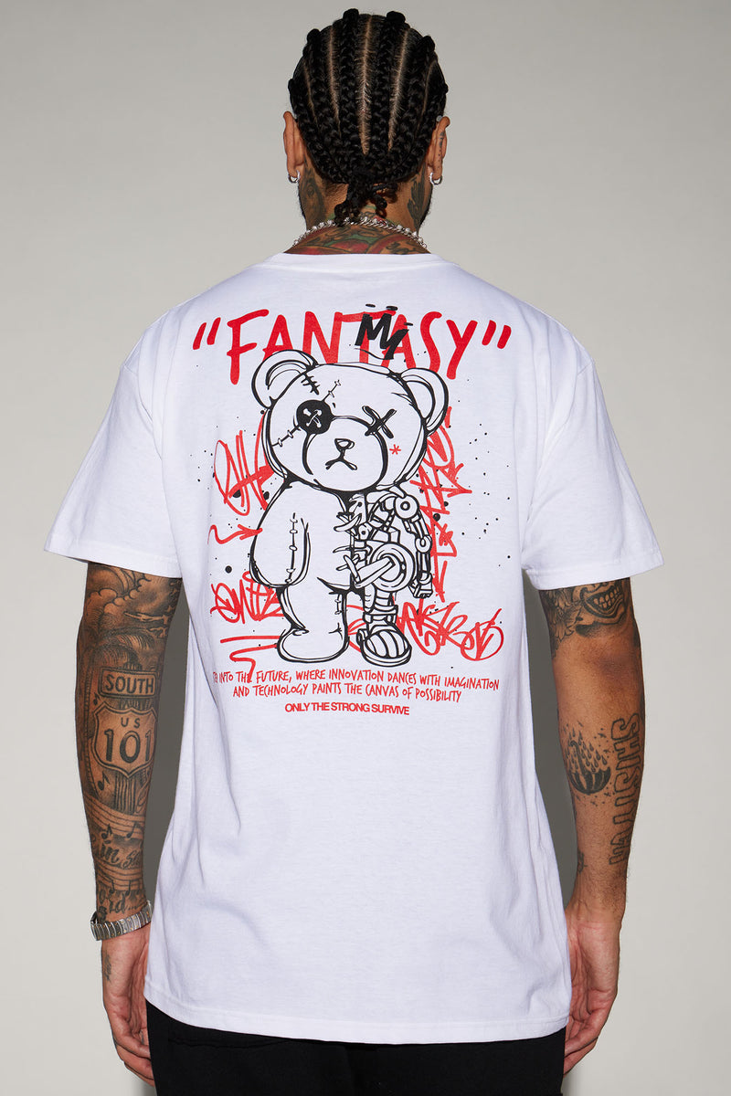 Only The Strong Survive Fantasy Short Sleeve Tee - White | Fashion Nova ...