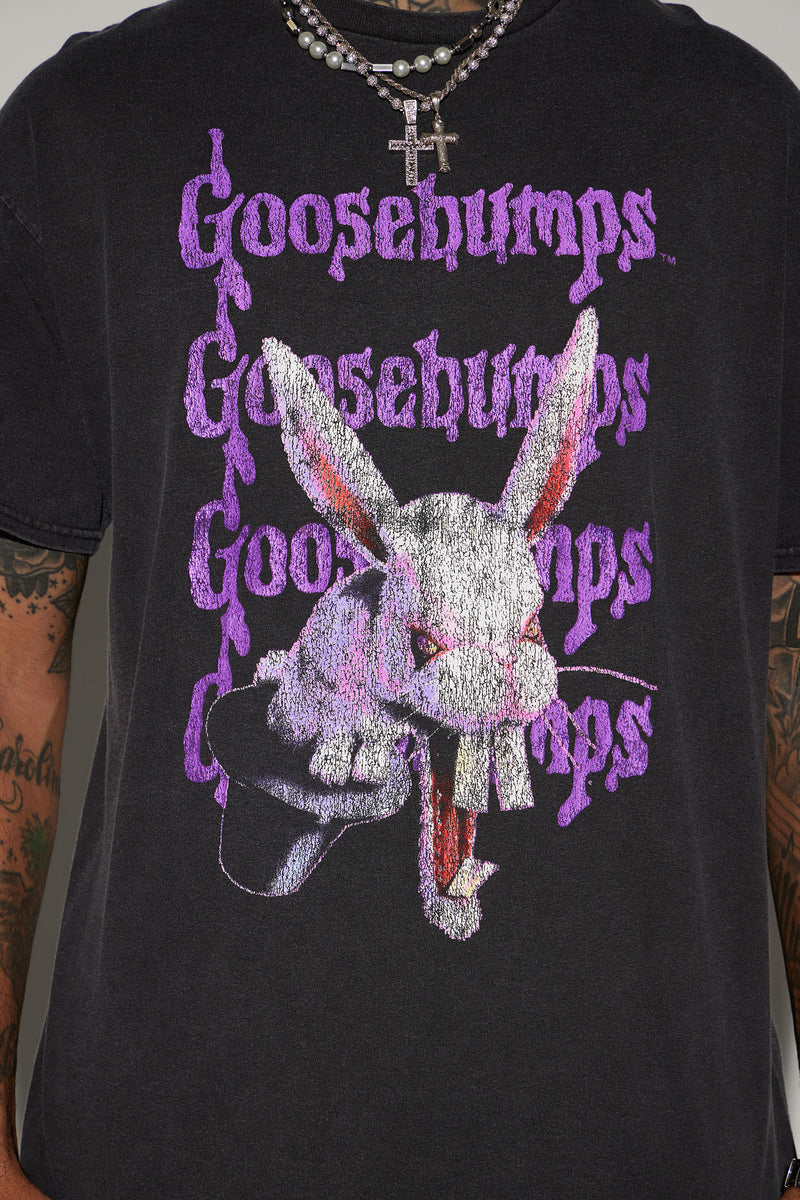 Goosebumps Evil Bunny Short Sleeve Tee - Black | Fashion Nova, Mens ...