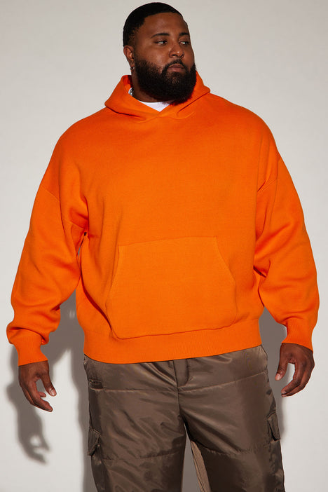 Orange heavyweight sale hoodie