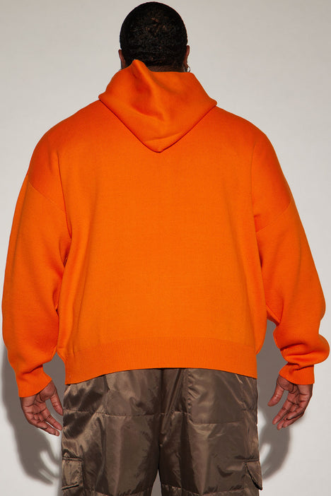 Orange heavyweight hoodie new arrivals