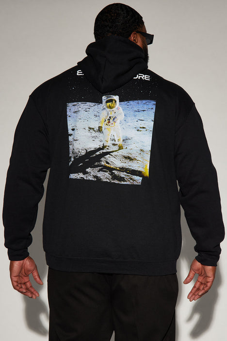 NASA Explore More Hoodie Black Fashion Nova Mens Screen Tops