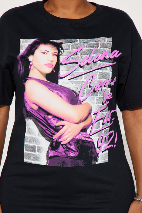 Selena 90s Tshirt Black