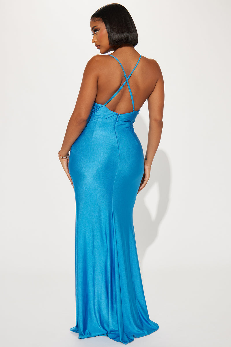 Ivy Tricot Maxi Dress - Blue | Fashion Nova, Dresses | Fashion Nova