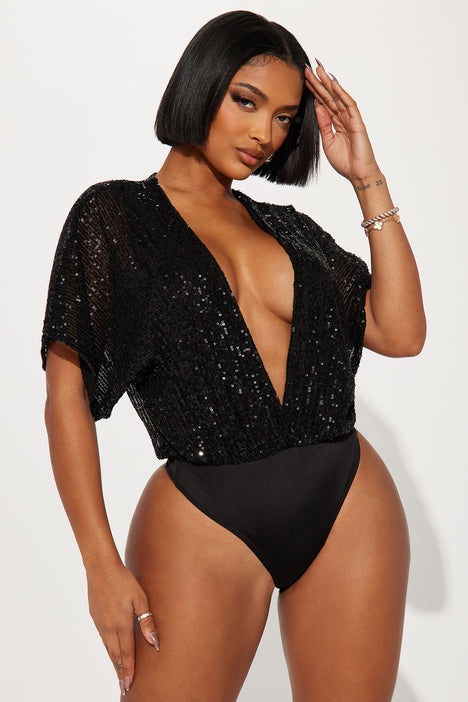 Sparkly one discount piece bodysuit