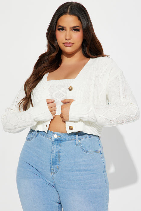 Women's plus size twin sweater deals sets