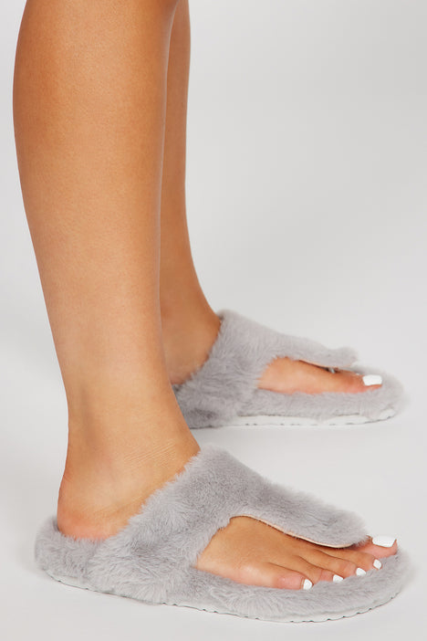 Oh So Comfy Slippers Grey Fashion Nova Shoes Fashion Nova
