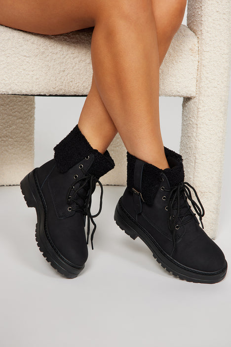 Do It Again Combat Boots Black Fashion Nova Shoes Fashion Nova