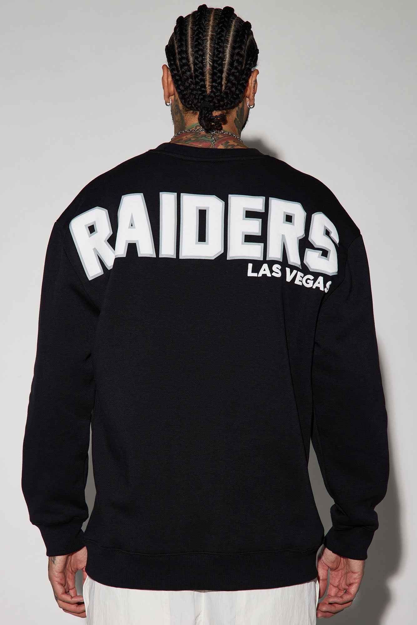 Raiders crew neck sweater deals