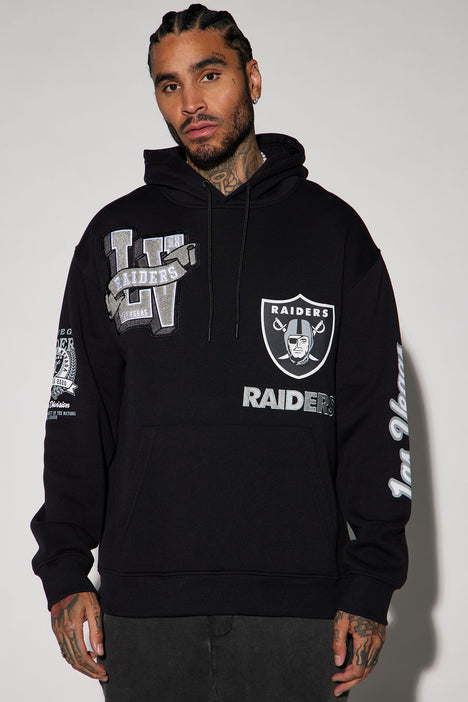 Raiders Campus Hoodie Black