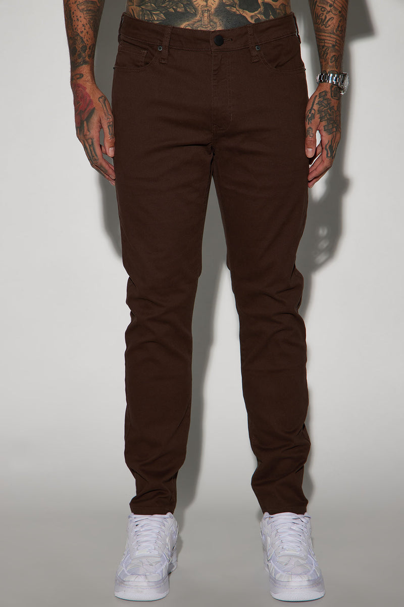 Mac Chino Pants - Dark Brown | Fashion Nova, Mens Pants | Fashion Nova