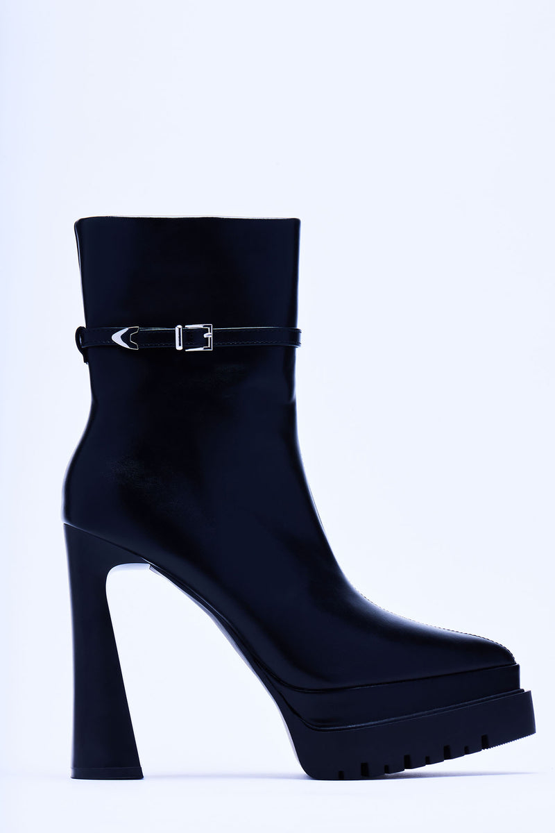 Above The Rest Platform Booties - Black | Fashion Nova, Shoes | Fashion ...