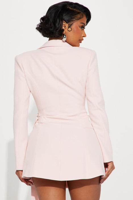 Alexa Mini Blazer Dress Pink