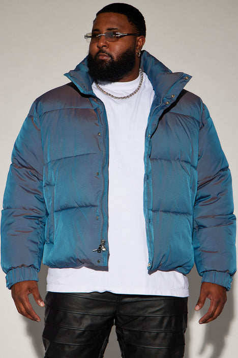 Cropped puffer sales jacket men