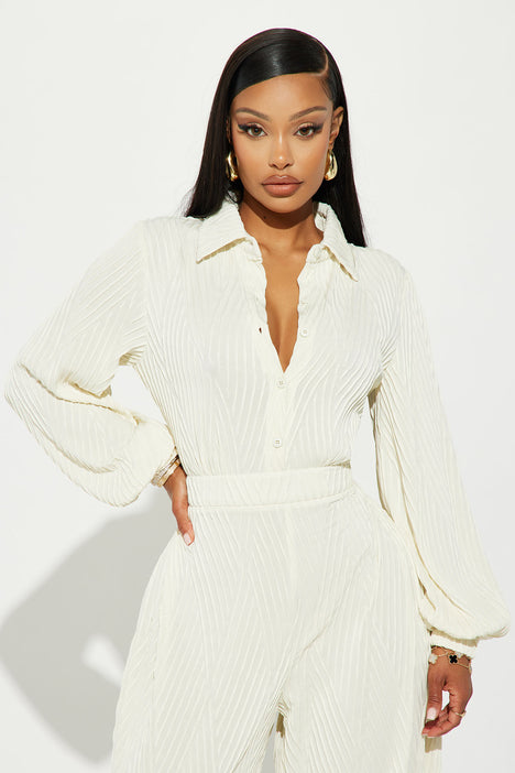 Dotted line jumpsuit fashion nova outlet