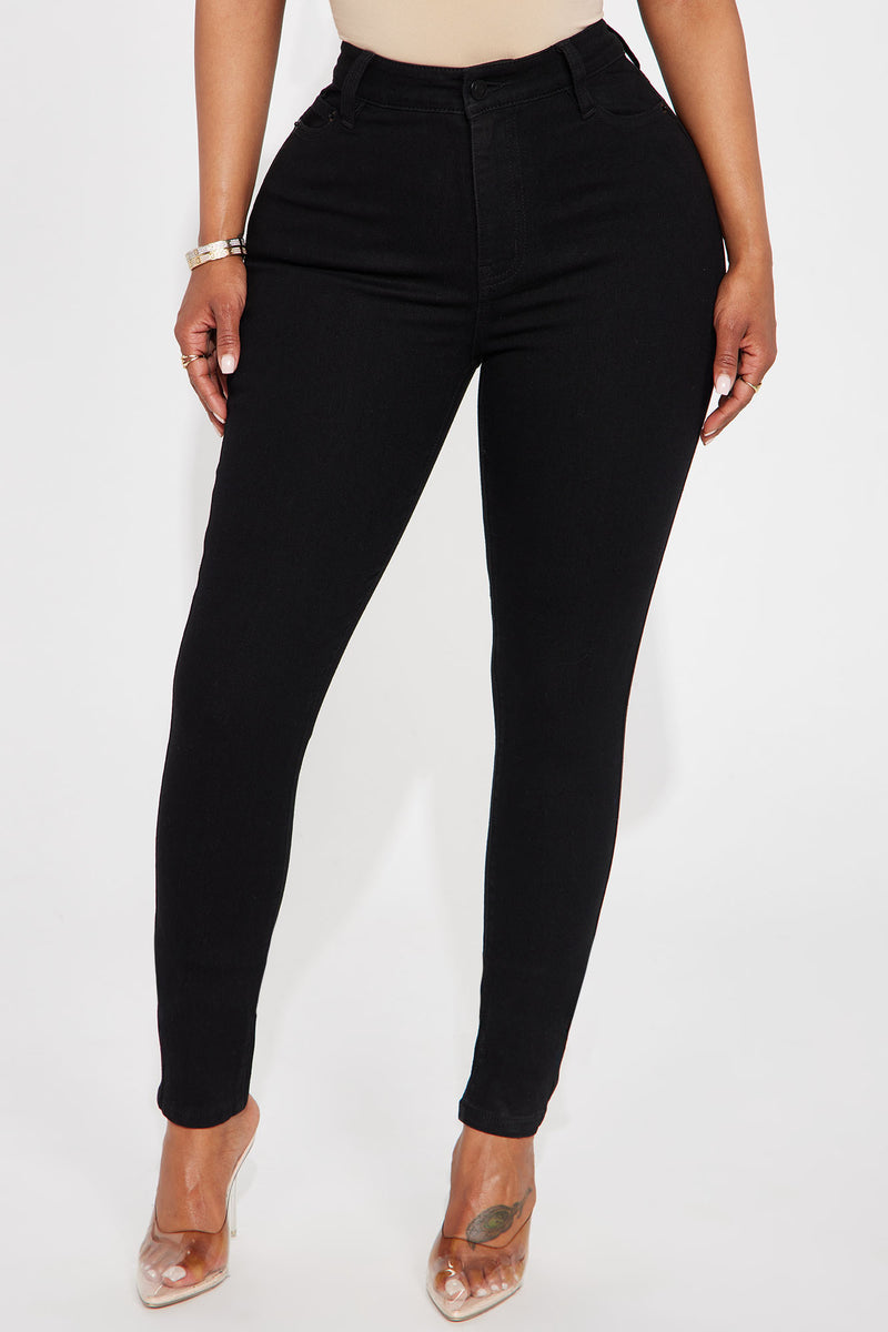 Linked Up Stretch Skinny Jeans - Black | Fashion Nova, Jeans | Fashion Nova