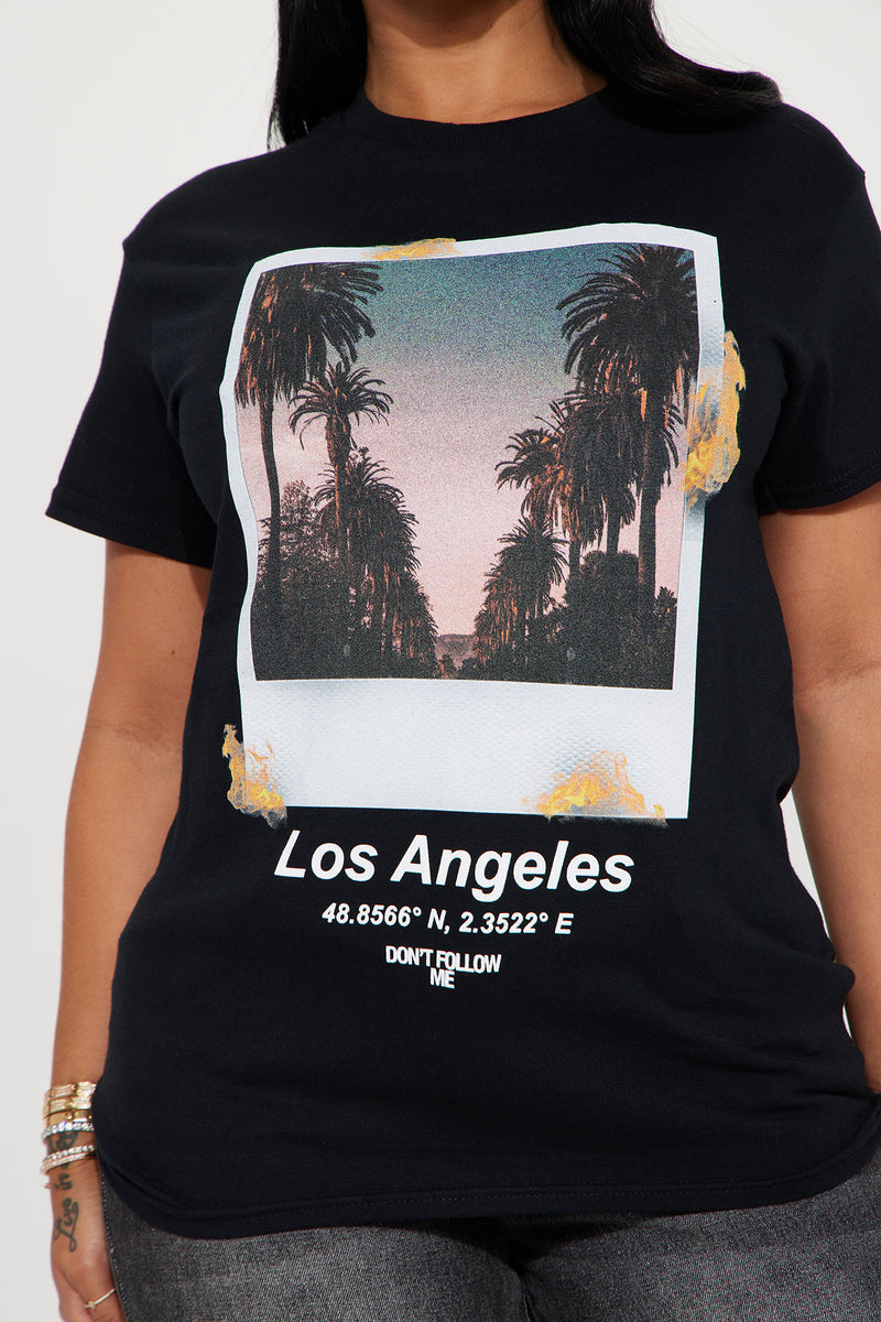 Chasin LA Sunsets Graphic Tee - Black | Fashion Nova, Screens Tops and ...