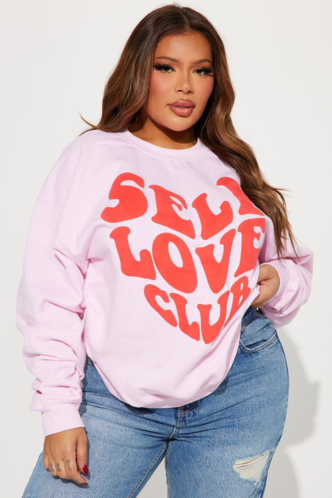 Love sales pink sweatshirt