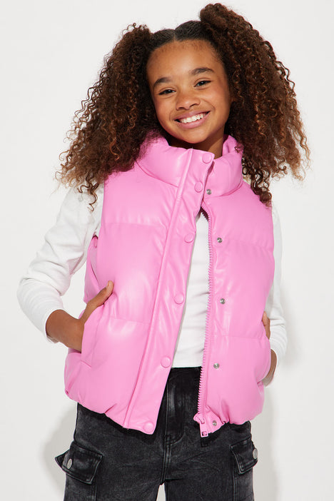 Girls sales pink puffer