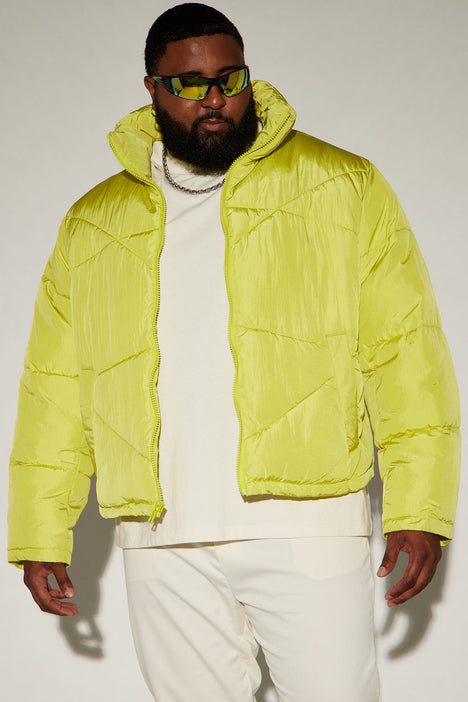 Quilted nylon puffer hotsell jacket