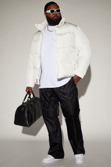 White nylon jacket shop