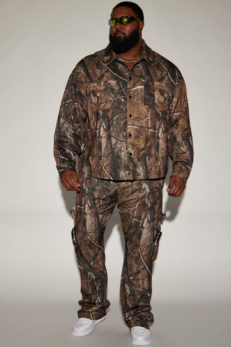 Tree Camo Light Weight Jacket Camouflage Fashion Nova Mens