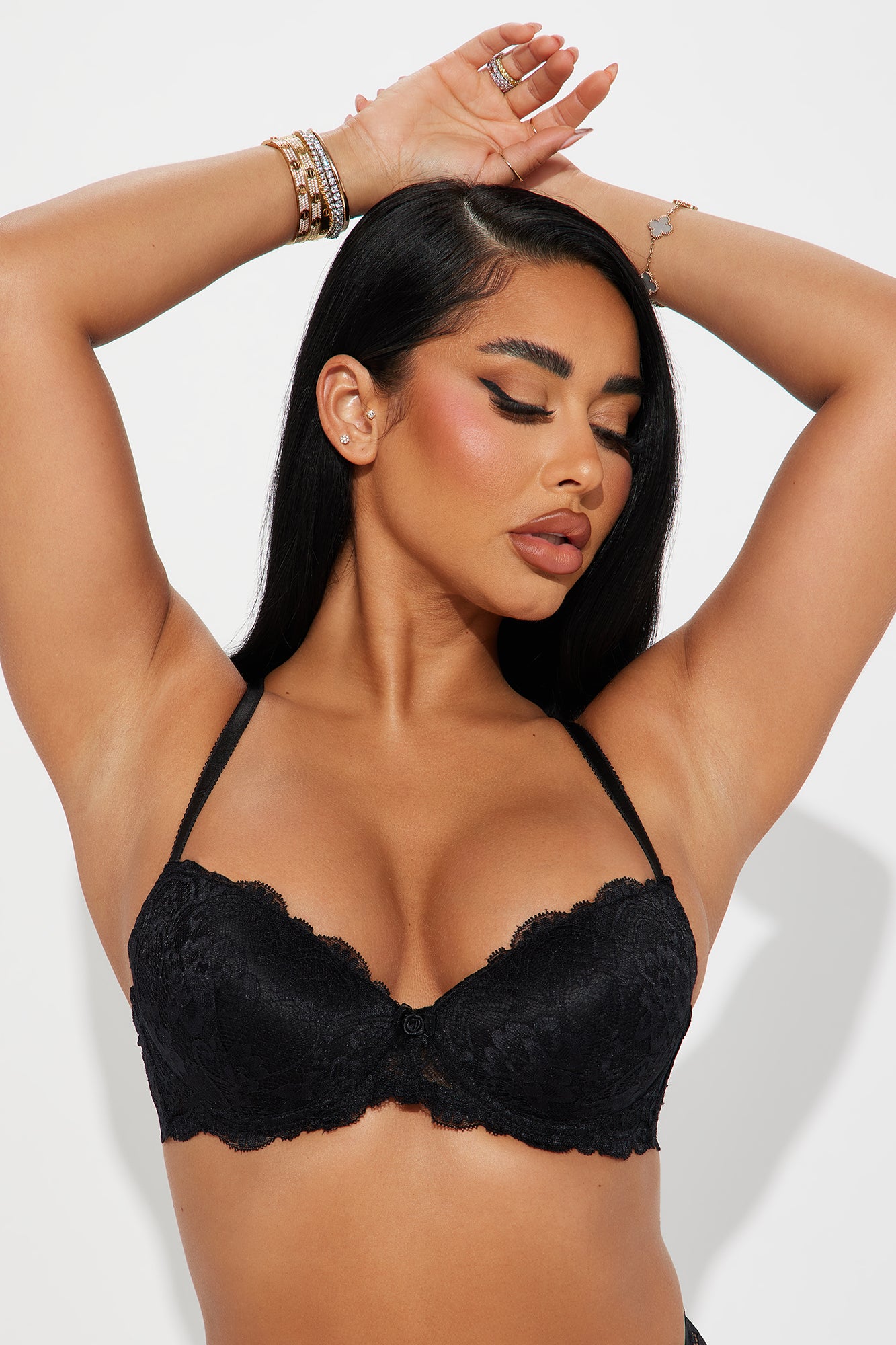 Sweet Fantasy Extreme Push Up Lace Bra - Black, Fashion Nova, Lingerie &  Sleepwear