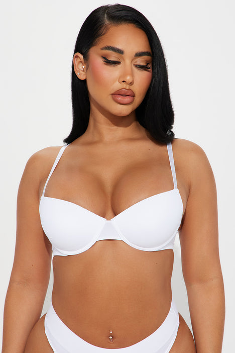 Flaunt It Extreme Push Up Bra White