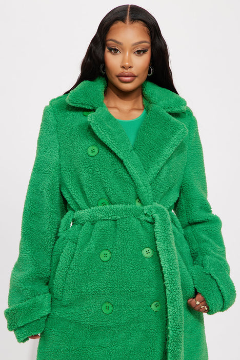 Womens kelly green coat shop