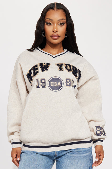 Oatmeal new arrivals sweatshirt womens