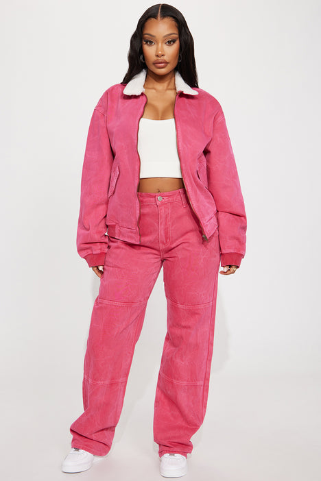 Cherry Bomb Denim Jacket Pink Fashion Nova Denim Jackets