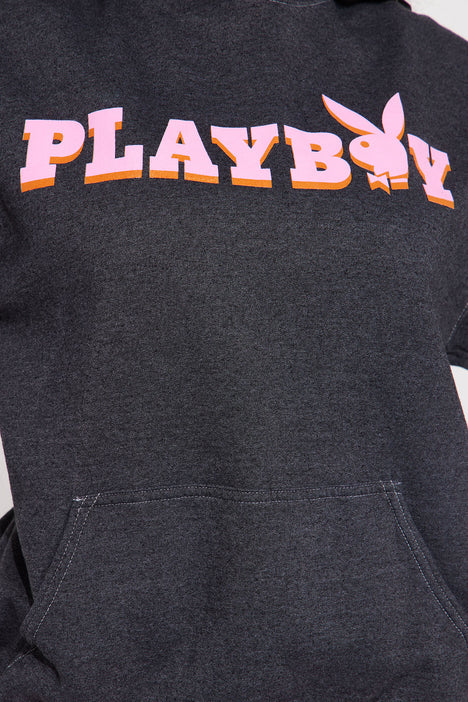 Chicago Playboy Hoodie Black Wash