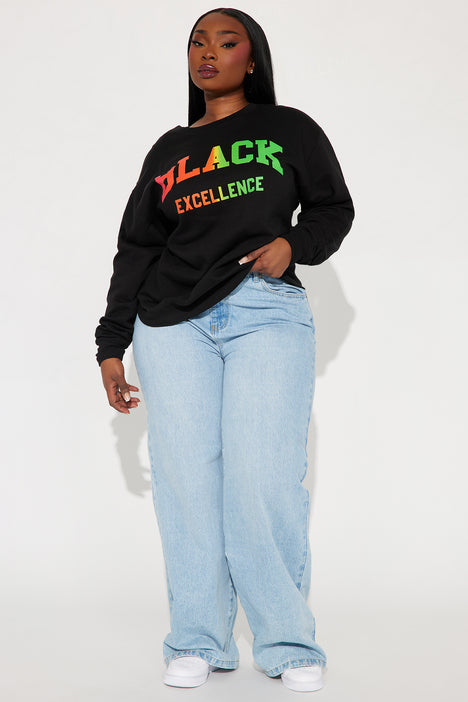 Black excellence sweatshirt on sale