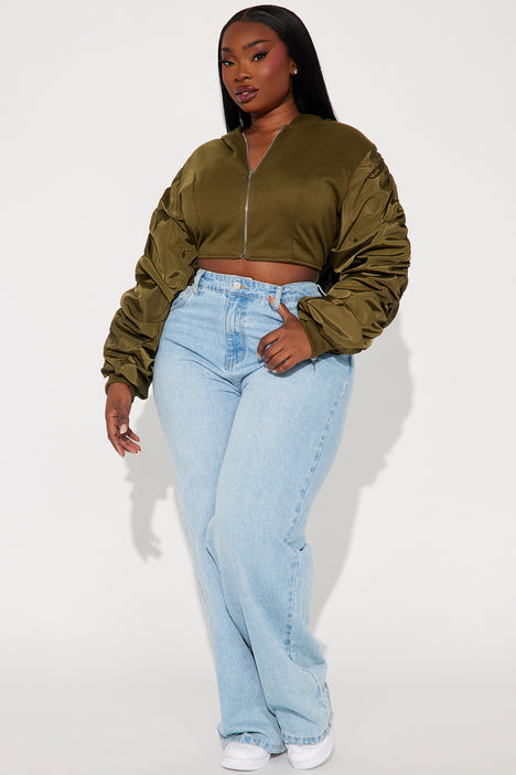 Plus size olive jacket hot sale