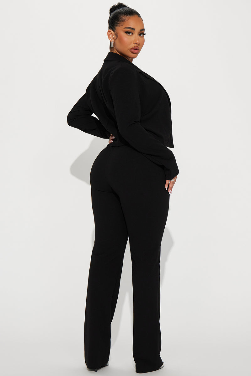Classy Moves Blazer Pant Set - Black | Fashion Nova, Matching Sets ...