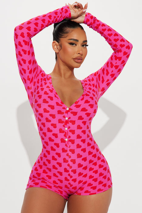 Fashion nova pajama romper sales