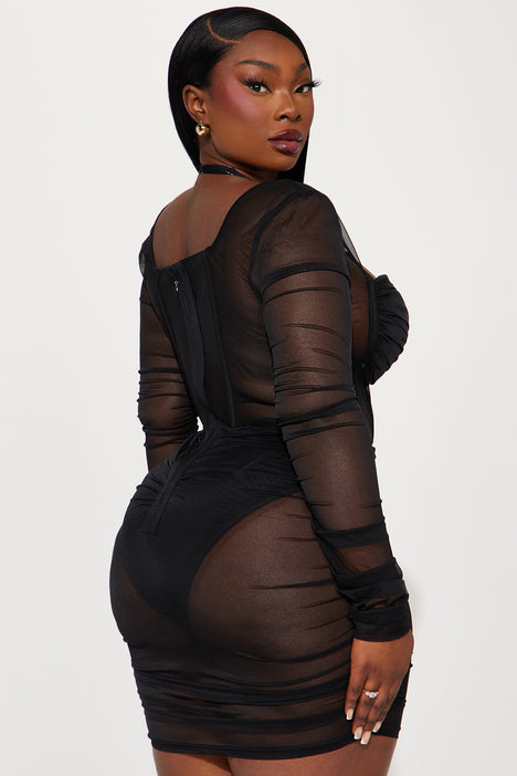 Fashion nova store sheer dress