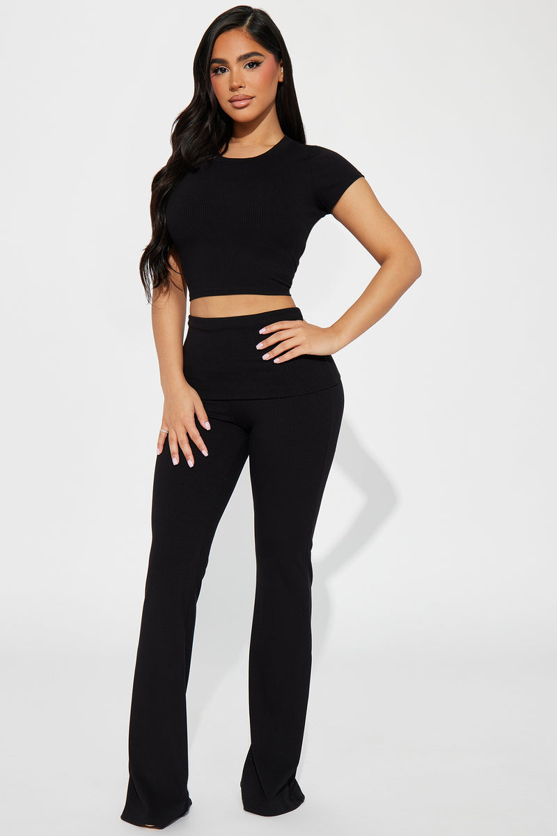 Tamara Snatched Pant Set - Black | Fashion Nova, Matching Sets ...
