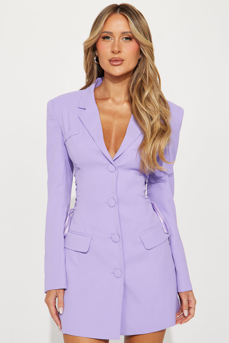 Jade Blazer Mini Dress - Purple | Fashion Nova, Dresses | Fashion Nova