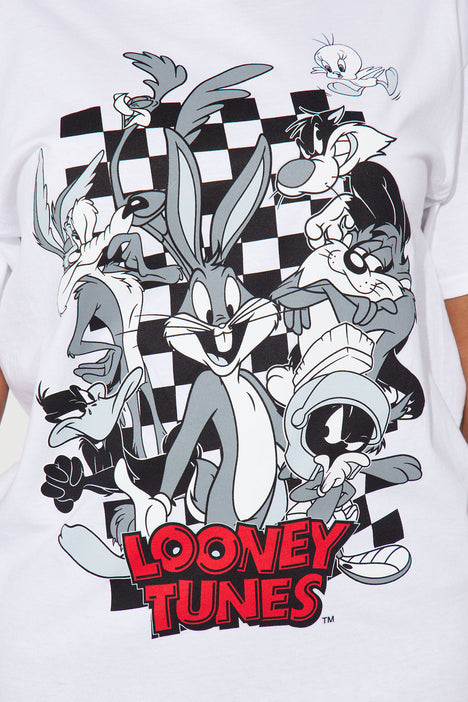White looney tunes shirt top